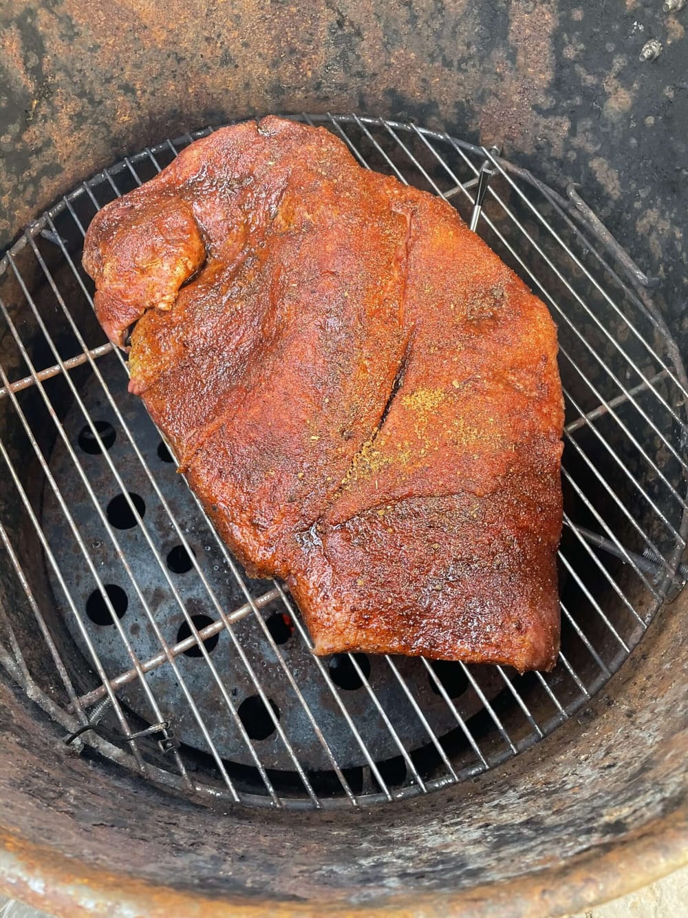 Brisket cooking