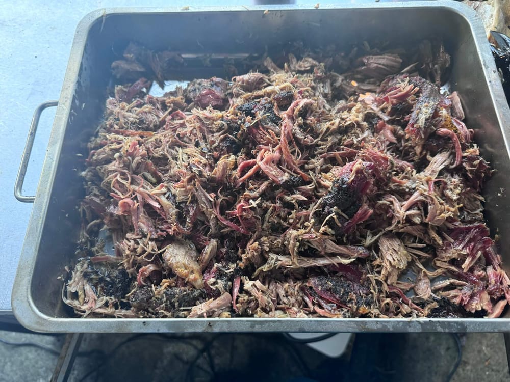 Shredded lamb shoulder