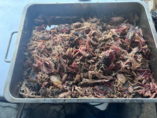 Shredded lamb shoulder